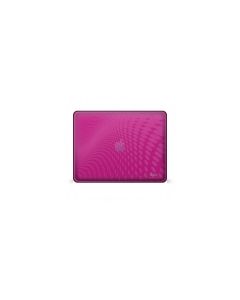 Pink Flexi-Clear Case With Dot Wave Pattern For iPad 1G